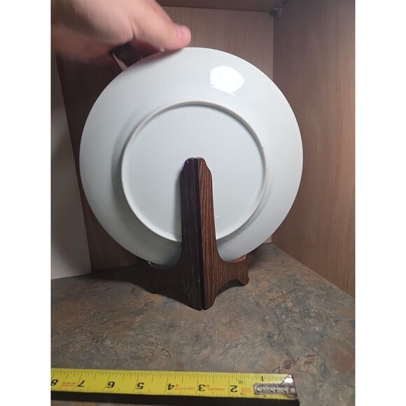 Schumann Arzberg Bavaria Germany Pheasant Cabinet Plate Red with Gold Trim - Picture 7 of 9